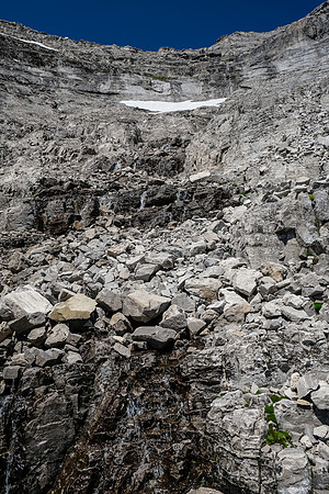 The melting snow provided lots of fresh, cold water however.