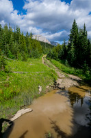 Lots of (deep) mud holes along the ride.