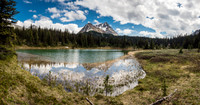 Pass Lake with White Man Pass and Mountain in the background.
