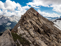 There were some nice positions on the upper ridge.