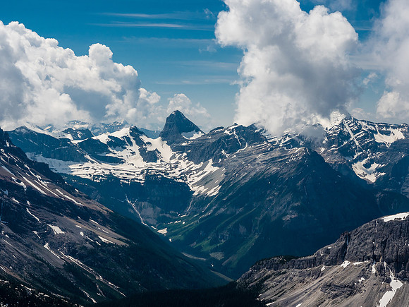 Summit views towards Talon Peak.