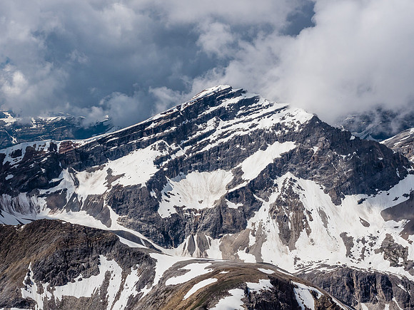 Red Man Mountain lies west of Currie. A portion of Cross Ridge at bottom foreground.