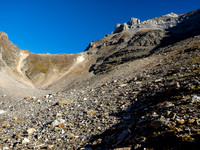 Hiking up to Sentinel Pass.