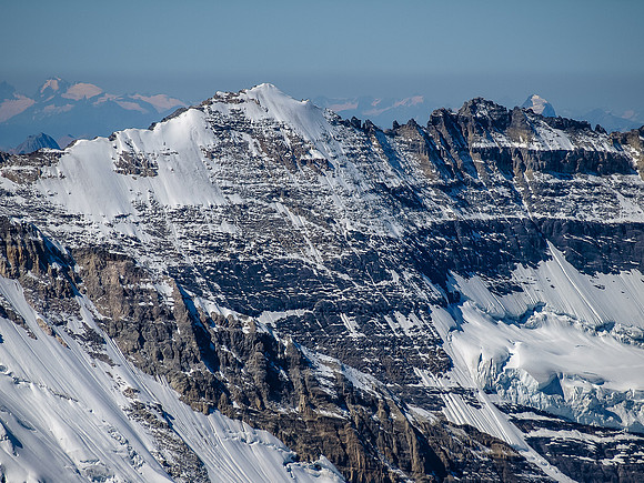A great view of two of the classic 11,000ers in the Lake Louise Area. Victoria South on the left and North on the right.