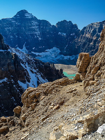 Hungabee over Sentinel Pass.