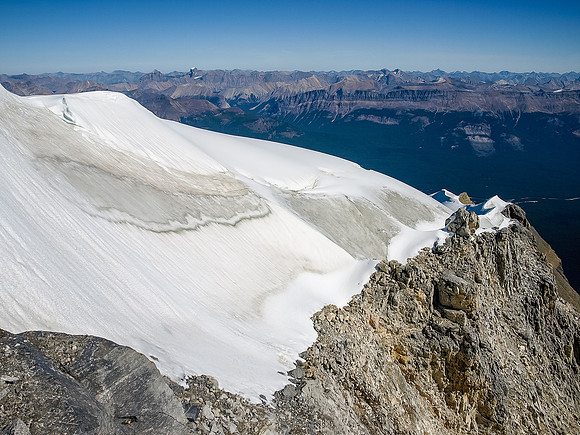 Summit snow slopes.