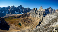 Allen, Tuzo, Deltaform, Neptuak, Eiffel, Pinnacle and Hungabee (R).