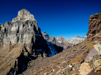 Looking through the Pinnacle Col / over Sentinel Pass.