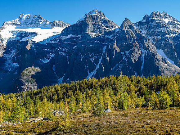Exiting Larch Valley.