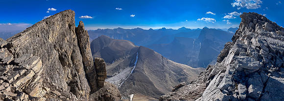 Ascending the south ridge of Mount Fuhrer.