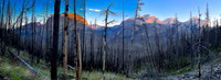 Ascending west slopes into Chortling Marmots Creek valley.
