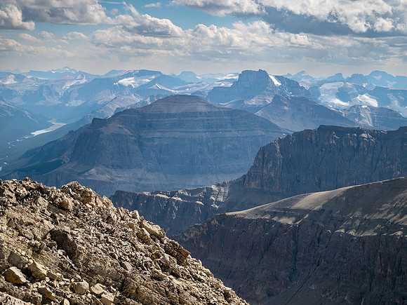Views to Quill Peak.