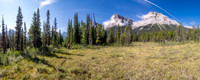 Hiking the Siffleur River Trail.