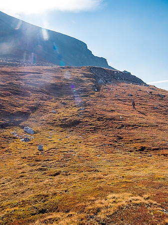 It's a steep grunt to the face and directly into the morning sun.