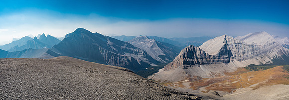 Apis Peak and East Station with Lyall at right and Elevator at left.