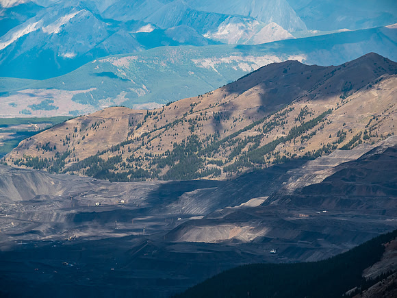 The size of the coal mine operation is hard to grasp but it covers a huge area!