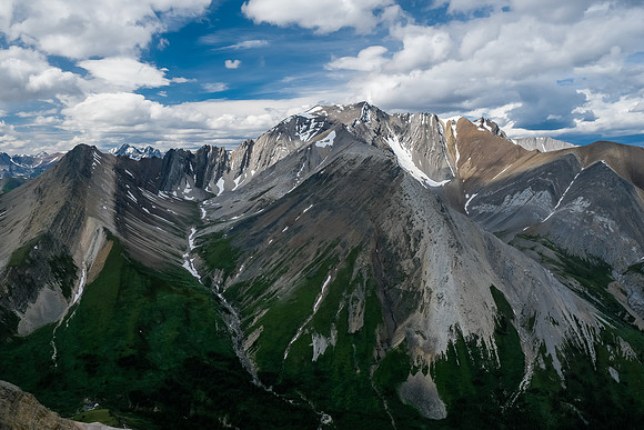 View to Hangman Peak from Littlehorn.