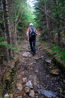 The trail is interesting in sections.