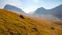 Looking back at Beehive Mountain - our first objective of the day.