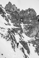 Back across the exposed gullies.
