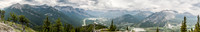 Summit view looking west and north. Heart Mountain on the L.