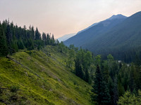 Hiking the Dormer Pass trail up Stoney Creek.