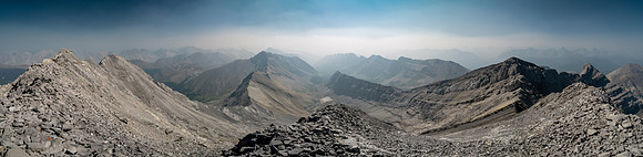 Summit views from Puma Peak looking south.
