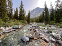 Hiking the Dormer Pass trail up Stoney Creek.