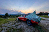 Overnight at the Cutoff Creek staging area.