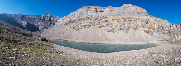 Hiking around Forbidden Lake.