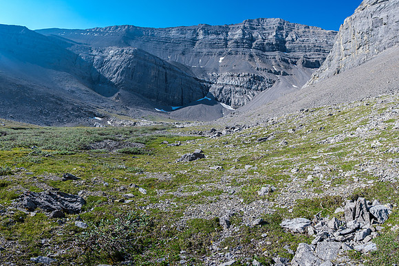 Hiking around Forbidden Lake.