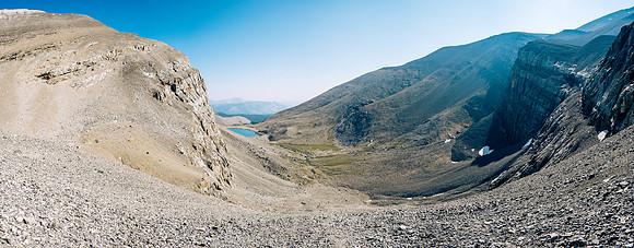 Views back over Forbidden Lake.