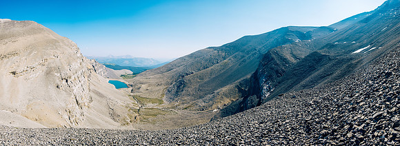 Views back over Forbidden Lake.