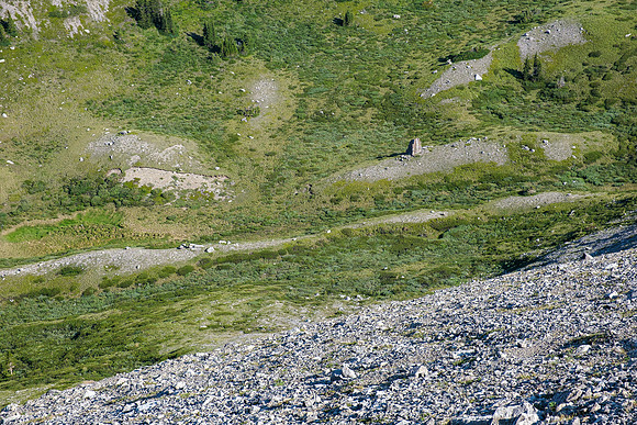 Hiking the north ridge of HH89.