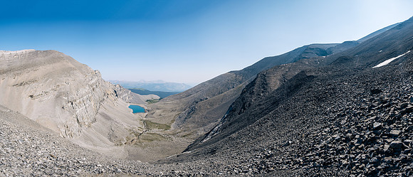 Views back over Forbidden Lake.