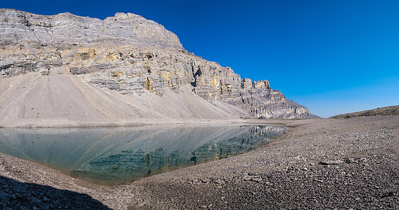 Hiking around Forbidden Lake.