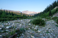 Hiking the Forbidden Creek Trail.