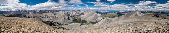 Summit views from Elch Peak.