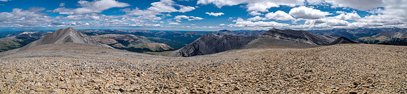 Summit views from Elch Peak.