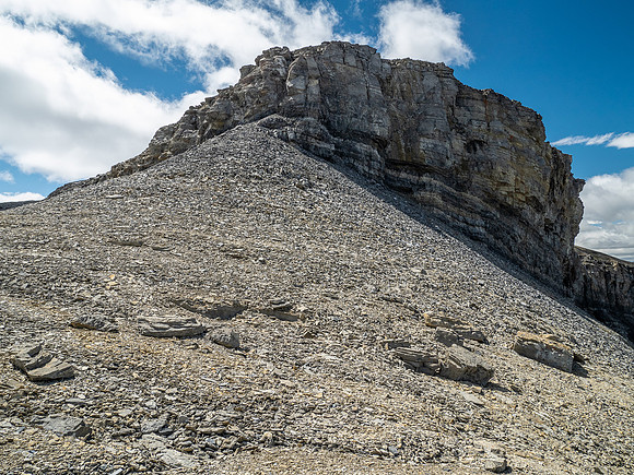 Traversing from GR857-343 to Elch Peak.