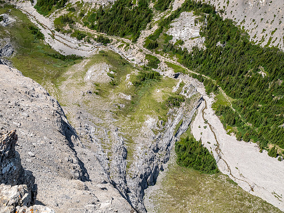 Incredible views over the headwaters of Scalp Creek.