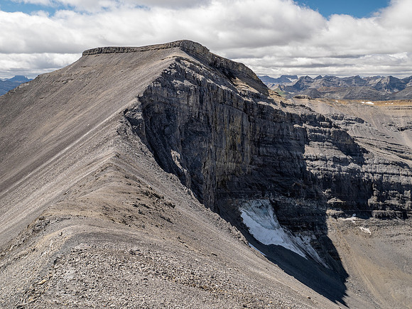 Traversing from GR857-343 to Elch Peak.