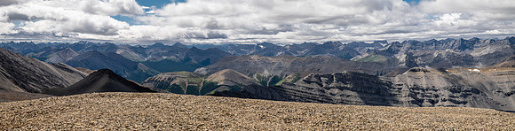 Summit views from Elch Peak.