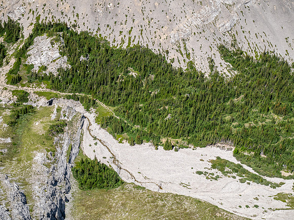 Incredible views over the headwaters of Scalp Creek.