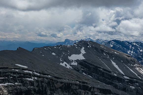 Mount Etherington with Beehive visible in the distance.