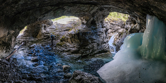 The ice cave is a magical landscape and totally unexpected.