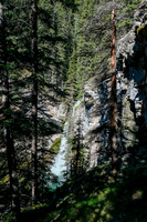 A waterfall along Baril Creek as we bushwhack to the NW end of Baril Peak.