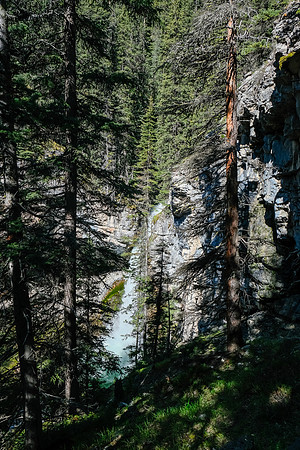 A waterfall along Baril Creek as we bushwhack to the NW end of Baril Peak.