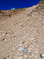 It's a steep scree grunt!