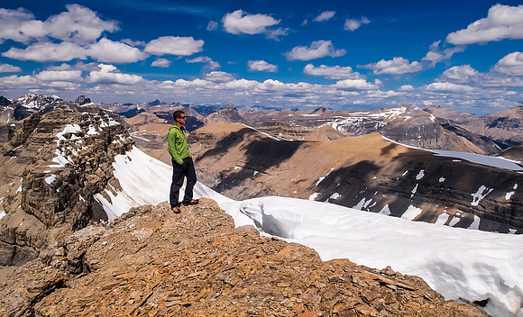 Vern on the summit of Noyes.
